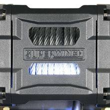 Load image into Gallery viewer, Superwinch 4500 LBS 12V DC 15/64in x 40ft Steel Rope Roller Fairlead SP 45 Winch - Back View