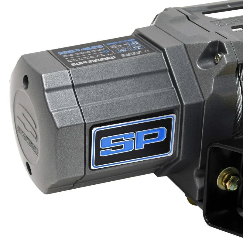 Superwinch 4500 LBS 12V DC 15/64in x 40ft Steel Rope Roller Fairlead SP 45 Winch - Installation View