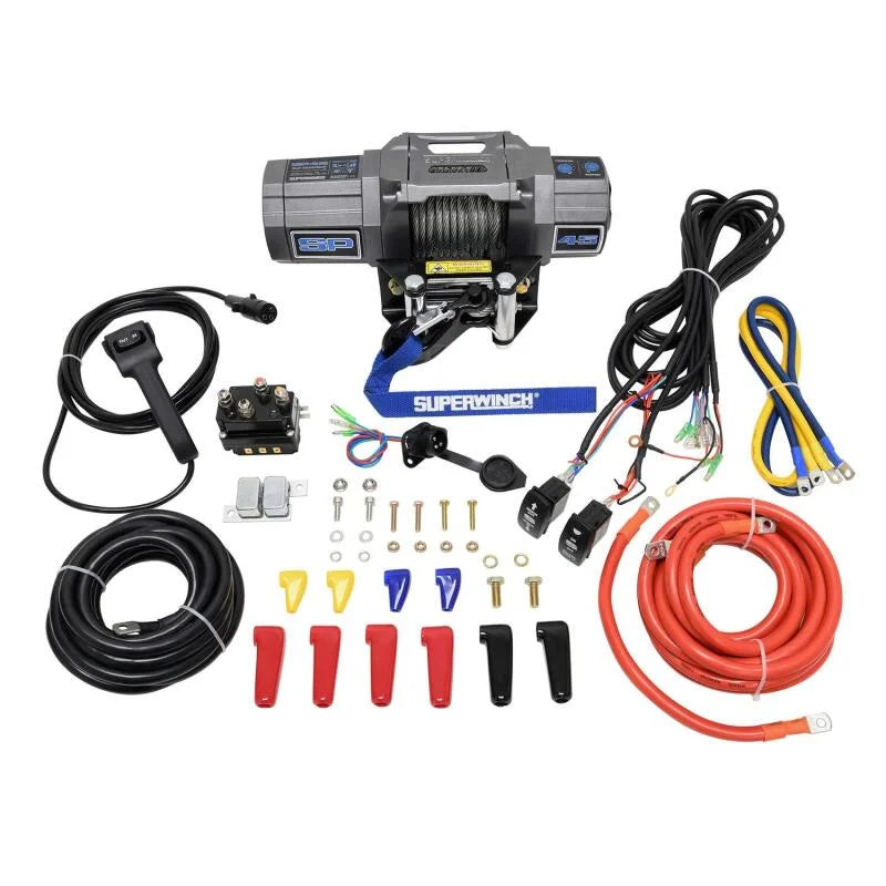 Superwinch 4500 LBS 12V DC 15/64in x 40ft Steel Rope Roller Fairlead SP 45 Winch - Additional View 6