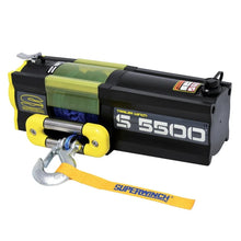 Load image into Gallery viewer, Superwinch 5500 LBS 12V DC 1/4in x 60ft Synthetic Rope S5500 Winch - Main Product View