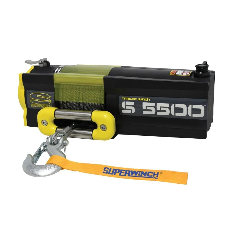 Superwinch 5500 LBS 12V DC 7/32in x 60ft Steel Rope S5500 Winch - Main Product View