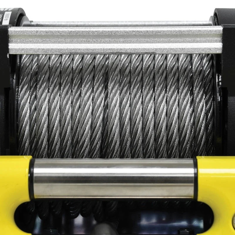Superwinch 5500 LBS 12V DC 7/32in x 60ft Steel Rope S5500 Winch - Back View