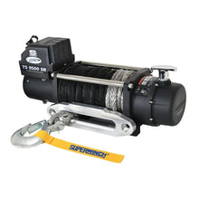 Load image into Gallery viewer, Superwinch 9500 LBS 12V DC 3/8in x 80ft Synthetic Rope Tiger Shark 9500 Winch - Side View