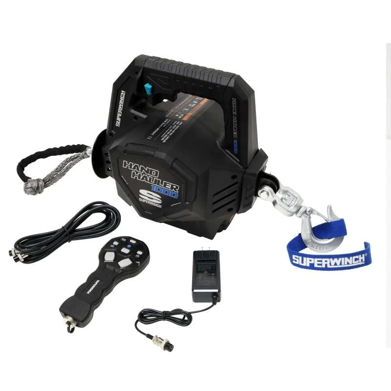 Superwinch Hand Hauler 1000 Winch 24 VDC 1000 lbs Line Pull Soft Shackle Rope End Safely - Additional View 12