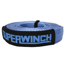 Load image into Gallery viewer, Superwinch Recovery Strap 20000 lbs 2in x 30 ft w/ Reinforced Closed-Loop Ends - Side View