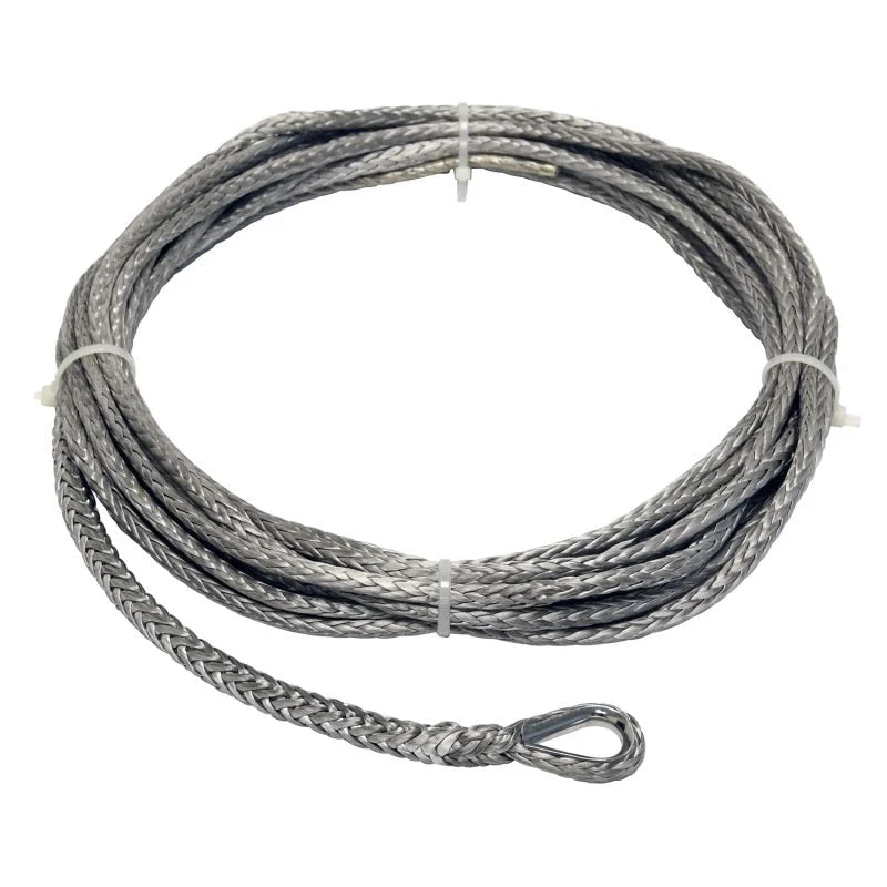 Superwinch Repl Synthetic Rope 3/16in Diameter x 50ft Length Terra25SR/2500SR/35SR/3500SR Winches - Side View