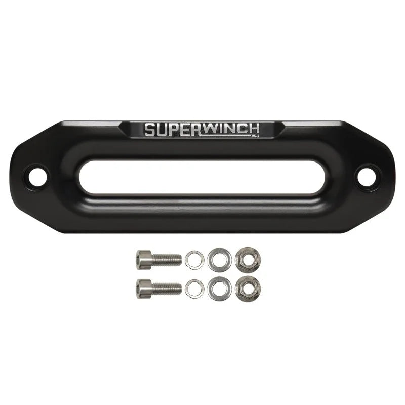 Superwinch Replacement Hawse Fairlead for SX10/12S Winches - Black - Installation View