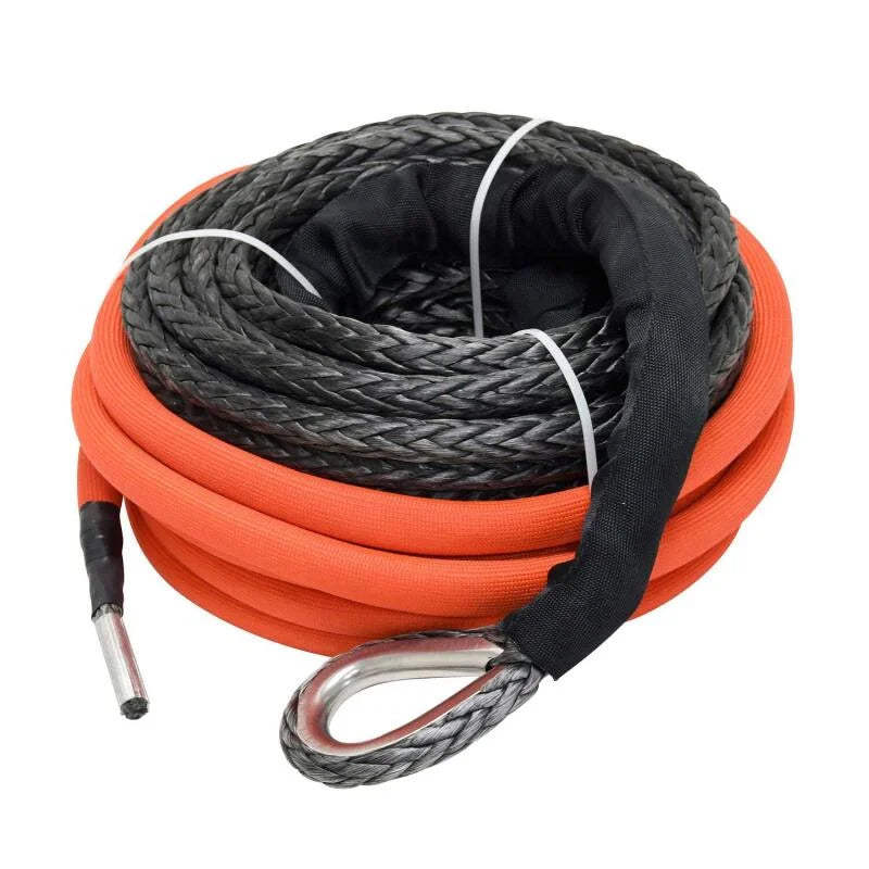 Superwinch Replacement Synthetic Rope 33/64in Dia x 78.7 ft L Tigershark 18000SR 12V/24V Winches - Side View