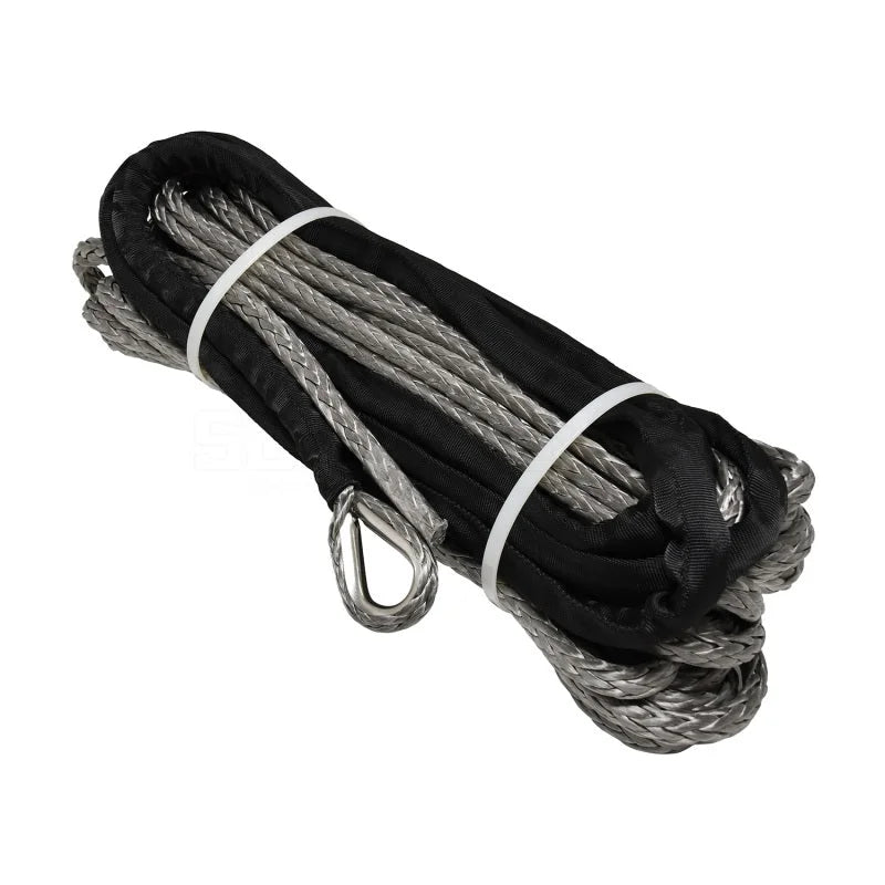 Superwinch Replacement Synthetic Rope 3/8 diameter x 80 length Tigershark 9500/11500SR Winches - Installation View