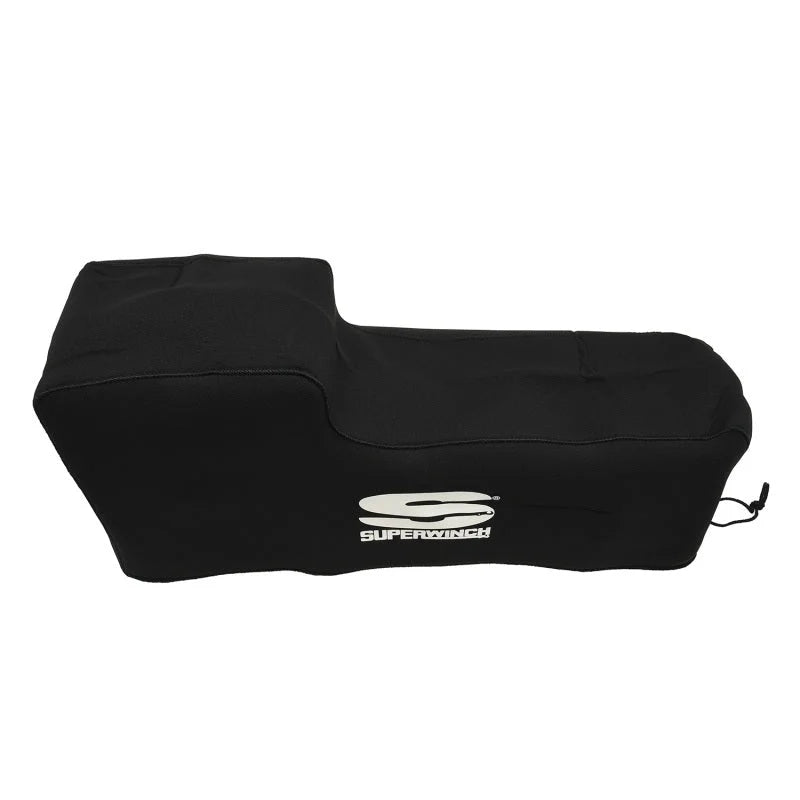 Superwinch Winch Cover for 9500/11500 and S5500/75/ Tiger Shark Winches - Blk Neoprene - Side View