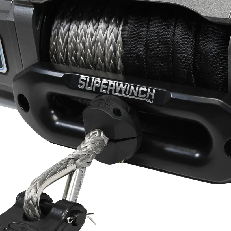 Superwinch Winch Hook Snubber - Black - Side View