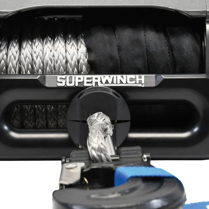 Superwinch Winch Hook Snubber - Black - Back View
