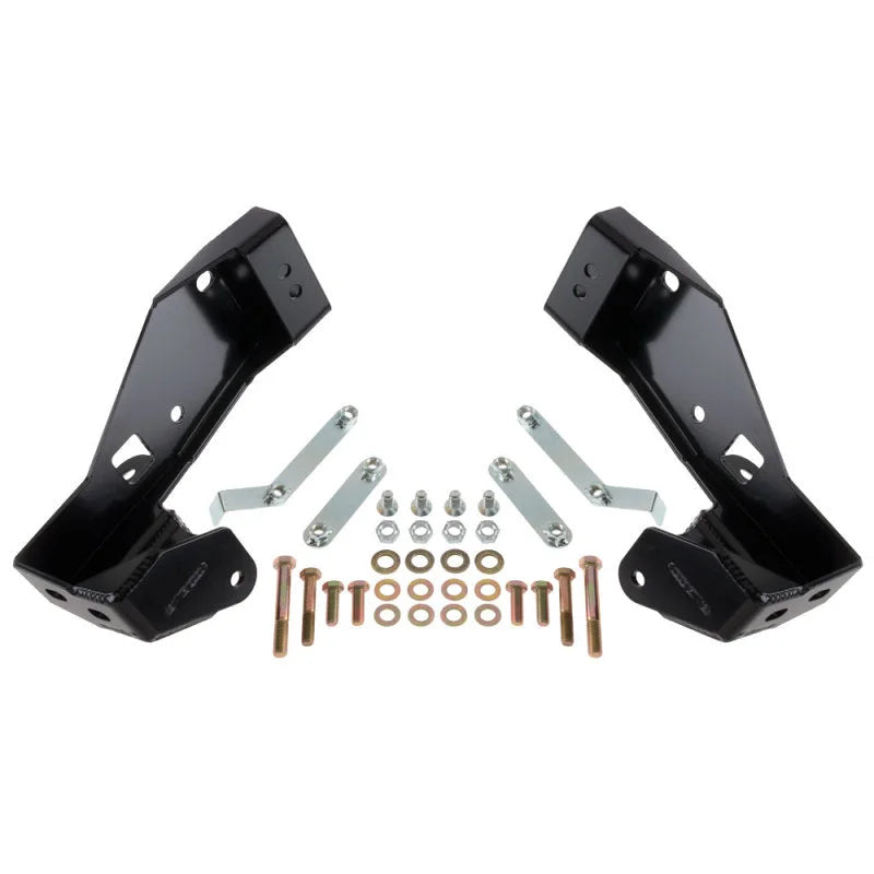 Synergy 07-18 Jeep Wrangler JK/JKU Front Control Arm Frame Bracket - Pair - Side View