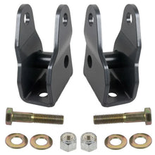 Load image into Gallery viewer, Synergy 07-18 JeepWrangler JK/JKU Front Lower Shock Extension Brackets - Side View