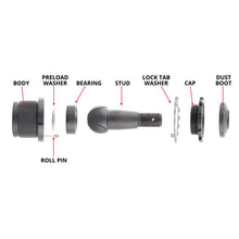 Load image into Gallery viewer, Synergy Jeep JK/WJ HD Non-Knurled Adjustable Ball Joint Kit - Side View