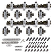 Load image into Gallery viewer, T&amp;D Machine BBC Shaft Rocker Arm Kit w/Brodix SR20 Heads 3142-180/180