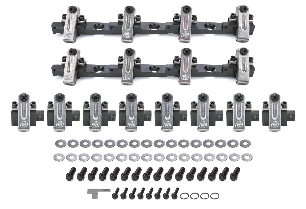 T&D Machine BBC Shaft Rocker System w/Brodix BB2+ Heads 3117-170/170