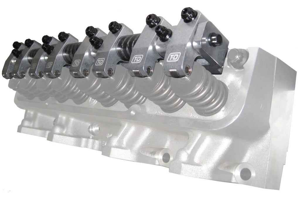 T&D Machine BBF FE Shaft Rocker Arm Kit w/Edelbrock Heads 7022