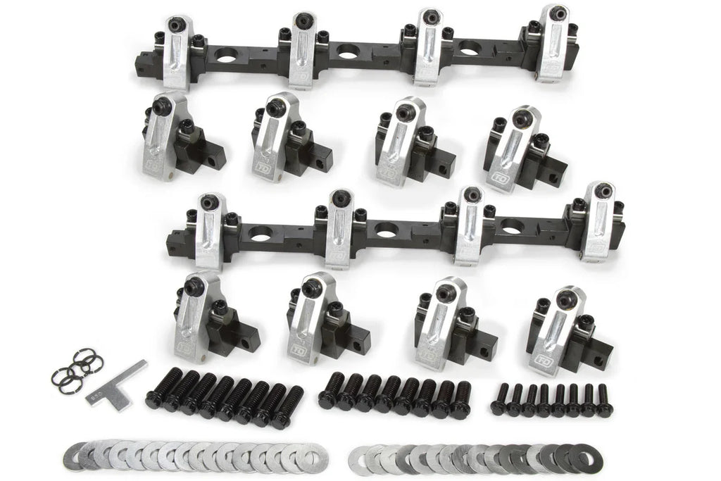 T&D Machine BBF Shaft Rocker Arm Kit Trick Flow A460 Heads 7013-175/175