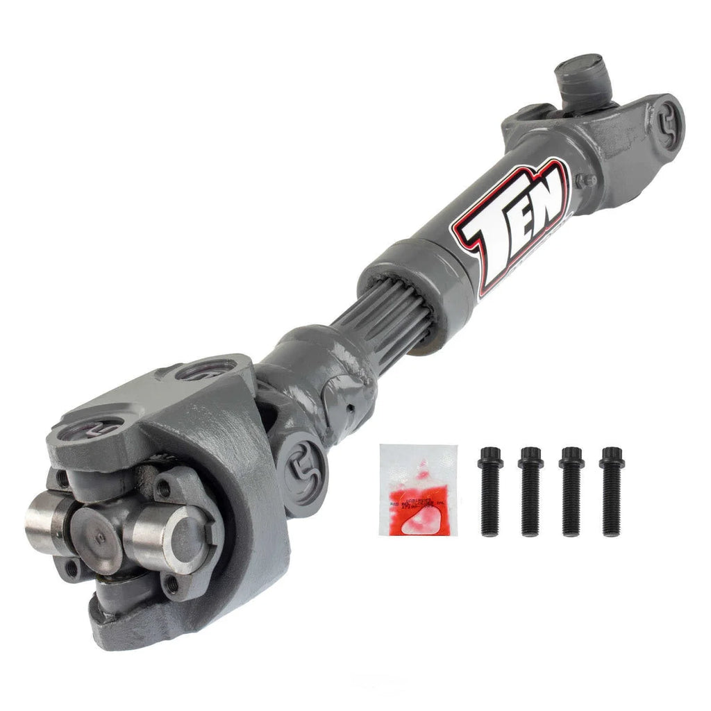 TEN Factory Rear 1310 Solid CV Driveshaft TFR1310-2135 fits Jeep Tj - Installation View