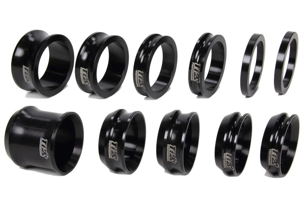TI22 Performance 600 Wheel Spacer Kit 11 Piece Black TIP3925
