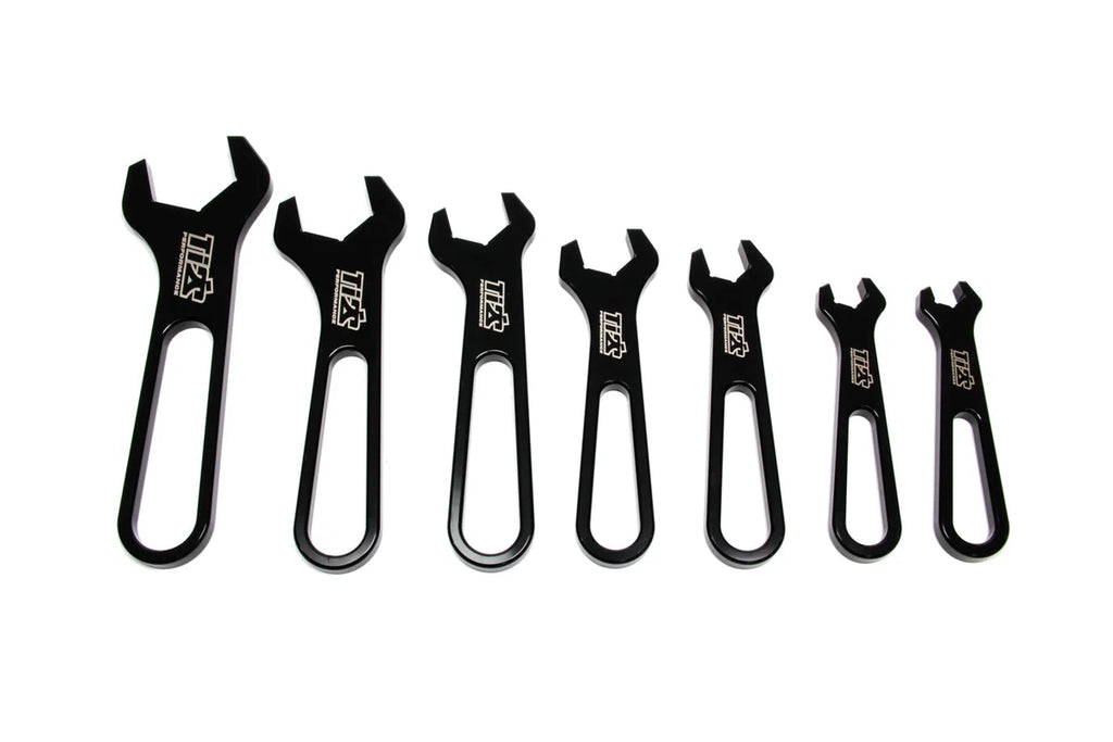 TI22 Performance AN Wrench Set Aluminum -3 Through -16 Black TIP8530