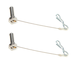 TI22 Performance Aero Wing Tree Pin Kit 1/4x5/8 Pair Titanium TIP6116