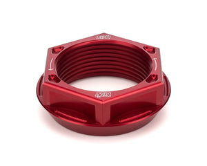 TI22 Performance Axle Nut LH Lightweight Aluminum Red TIP2878