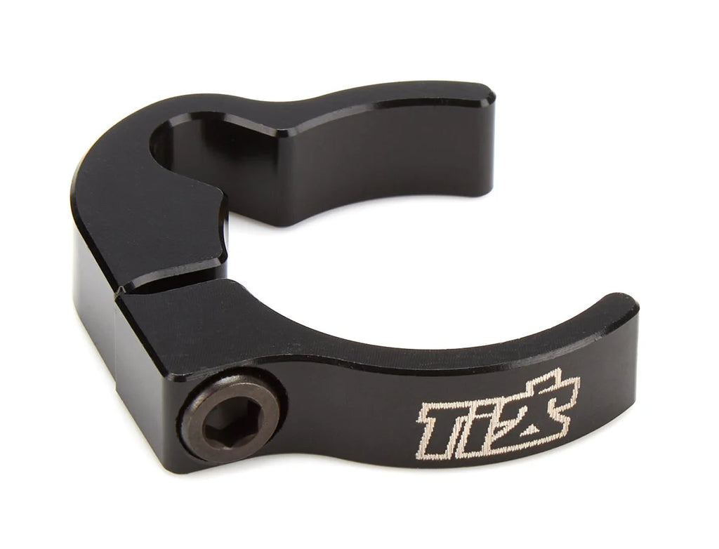 TI22 Performance Brake Line Clamp 1.25in Aluminum Black TIP4530