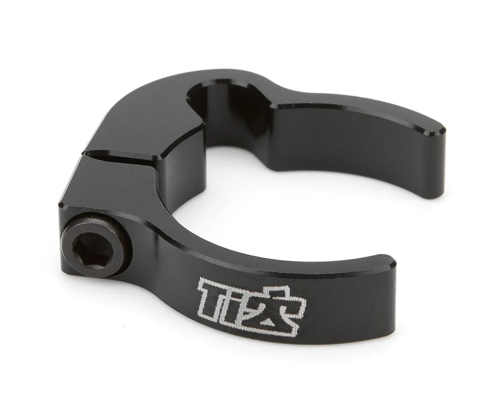TI22 Performance Brake Line Clamp 1.38in Aluminum Black TIP4532