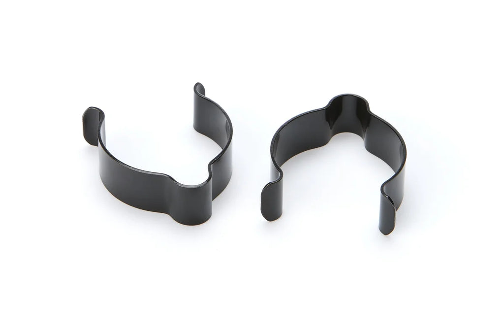 TI22 Performance Brake Line Clip 1.25in Stainless Steel Pair Blk TIP4531