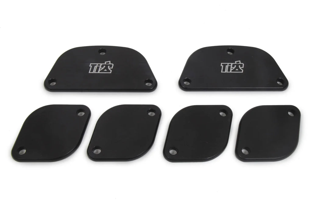 TI22 Performance Exhaust Port Blockoffs Aluminum Spread Port TIP5120
