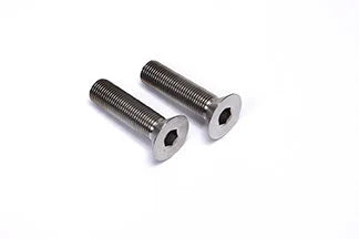 TI22 Performance Front Caliper Bolts 2pcs Titanium Tapered Heads TIP1084