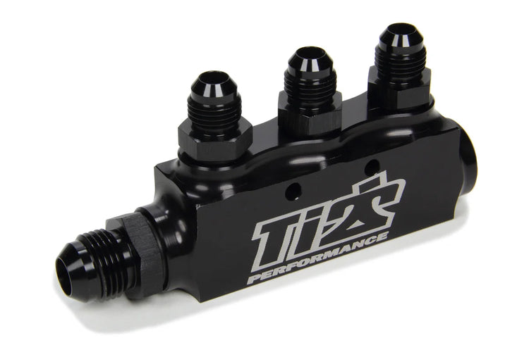 TI22 Performance Fuel Return Block w/ Fittings TIP5500