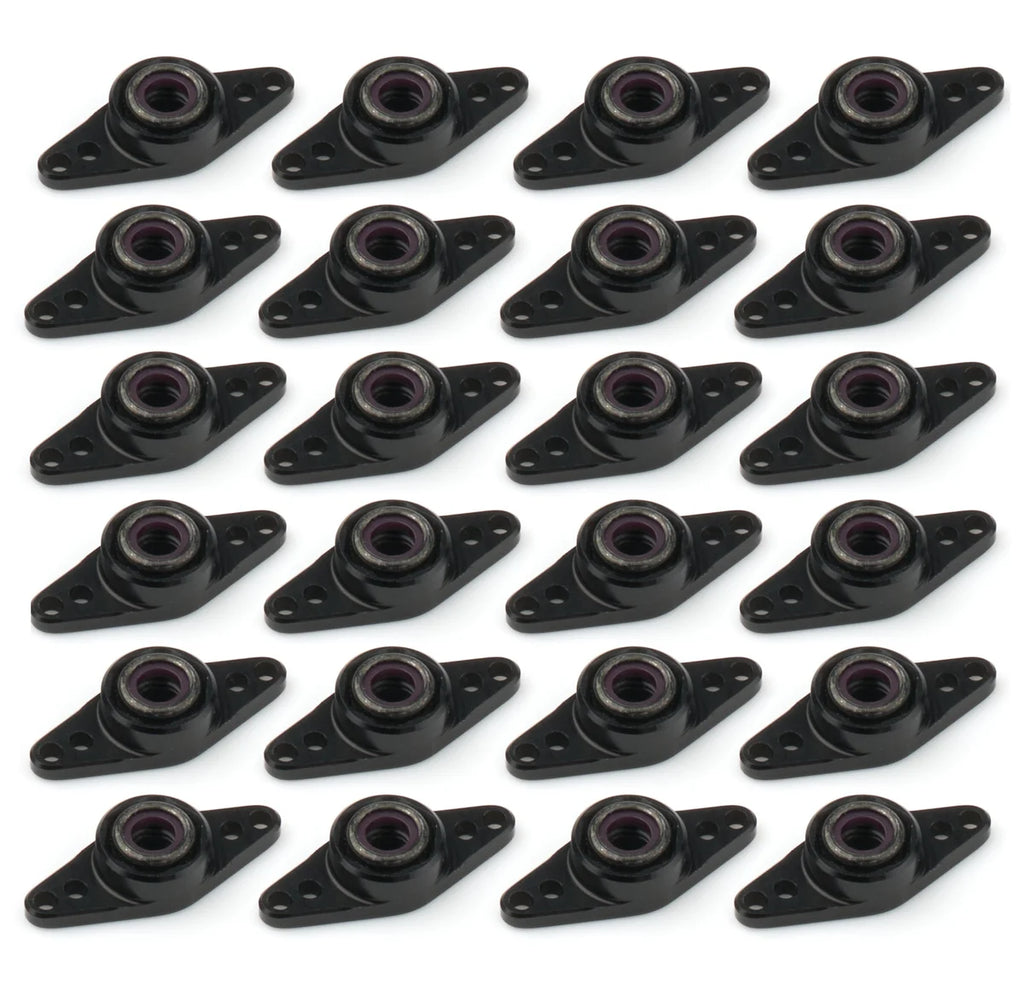 TI22 Performance Mud Cover Install Plate 5/16-28 Thread BLK 24pk TIP4449