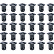 Load image into Gallery viewer, TI22 Performance Oval Head Buttons .450 Long Black 50 Pack TIP8132-50