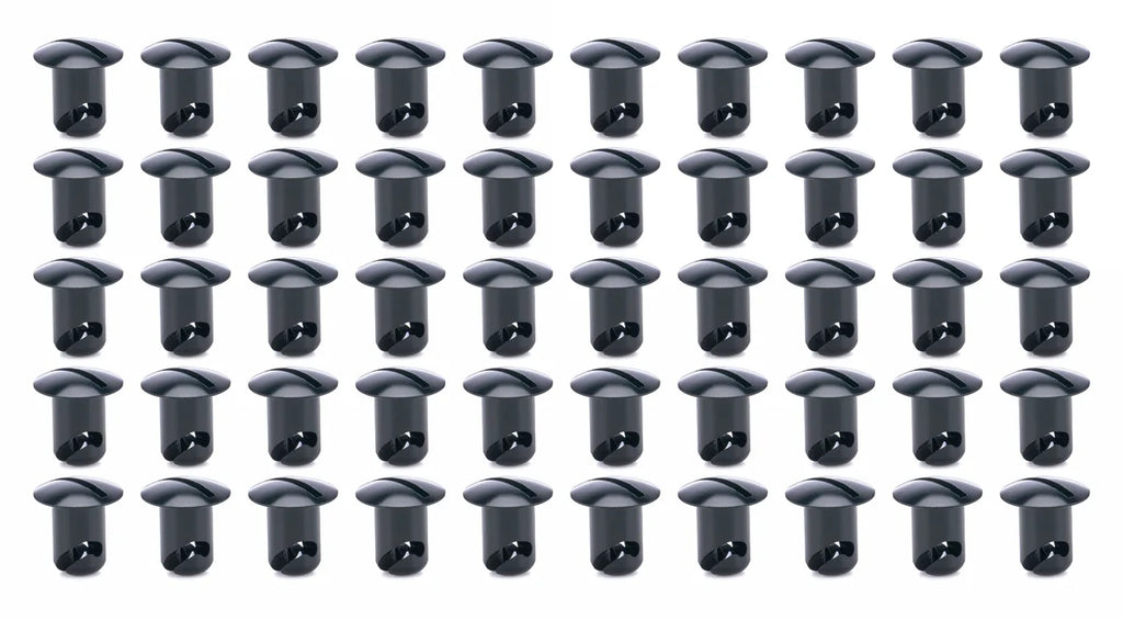 TI22 Performance Oval Head Buttons .450 Long Black 50 Pack TIP8132-50