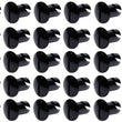 Load image into Gallery viewer, TI22 Performance Oval Head Dzus Buttons .500 Long 50 Pack Black TIP8102-50