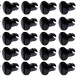 Load image into Gallery viewer, TI22 Performance Oval Head Dzus Buttons .500 Long 50 Pack Black TIP8102-50