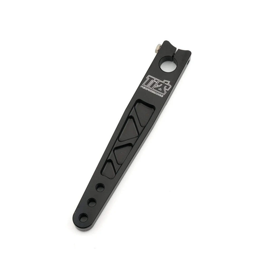 TI22 Performance Pitman Arm 7075 Billet HD Angle Broach Black TIP3056