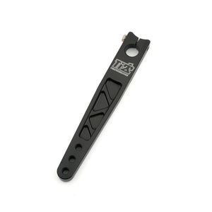 TI22 Performance Pitman Arm 7075 Billet HD Angle Broach Black TIP3056