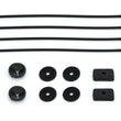 Load image into Gallery viewer, TI22 Performance Radiator Screen Mounting Kit Ste of 4 Black Nylon TIP5186