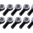 Load image into Gallery viewer, TI22 Performance Rod End Alum LH Male Blk 1/2ID x 5/8 Thread 10pk TIP8251-10