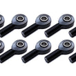 Load image into Gallery viewer, TI22 Performance Rod End Alum RH Male Blk 1/2ID x 5/8 Thread 10pk TIP8250-10