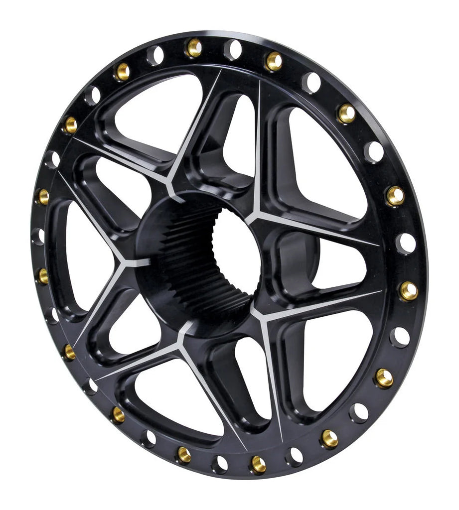 TI22 Performance Splined Wheel Center Black TIP2890