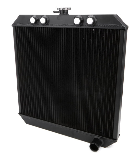 TI22 Performance Sprint Car Radiator Down Flow Black 4 -10 Inlet...