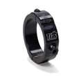 Load image into Gallery viewer, TI22 Performance Steering Damper Axle Clamp 2-1/2in Axle Black TIP3250
