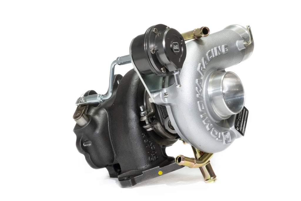 TR Billet TD05-18G Bolt On Turbo Stock Replacement for Subaru Impreza WRX 2002-2007 & STI 2004-2020 - Back View