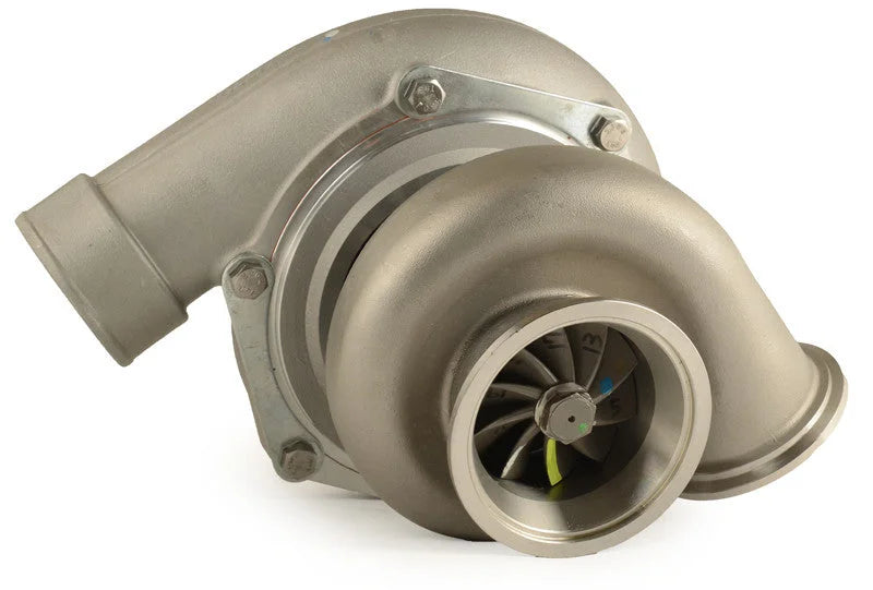 TR Billet Wheel GT35 Ball Bearing Turbo - Side View