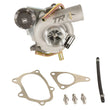 Load image into Gallery viewer, TR Billet Wheel TD05-16G Turbocharger Stock Replacement for Subaru WRX 2002-2007 &amp; STI 2004-2020 - Back View